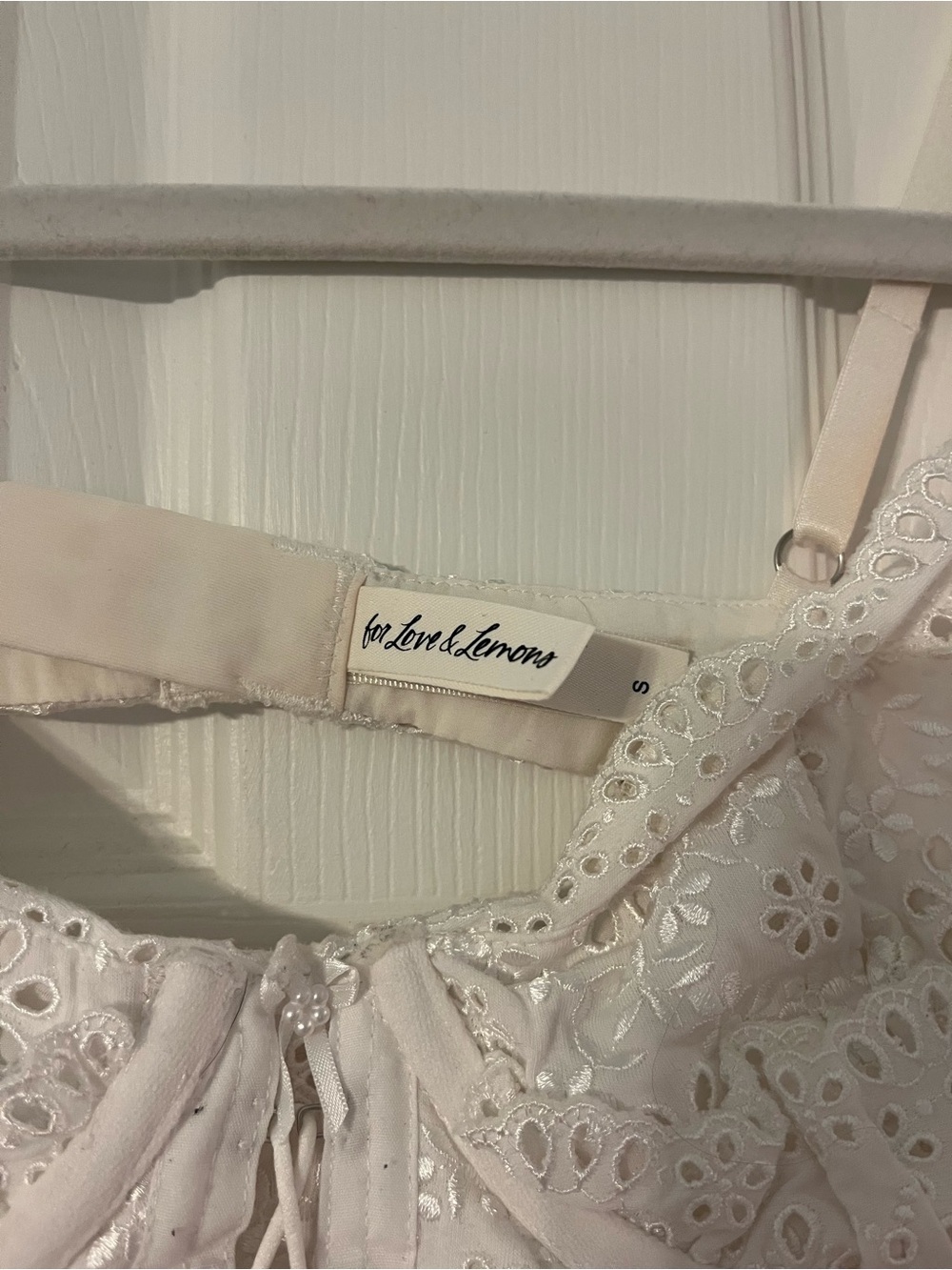 For Love & Lemons x Victoria Secret Sophie Eyelet Dress - Picture 4 of 4